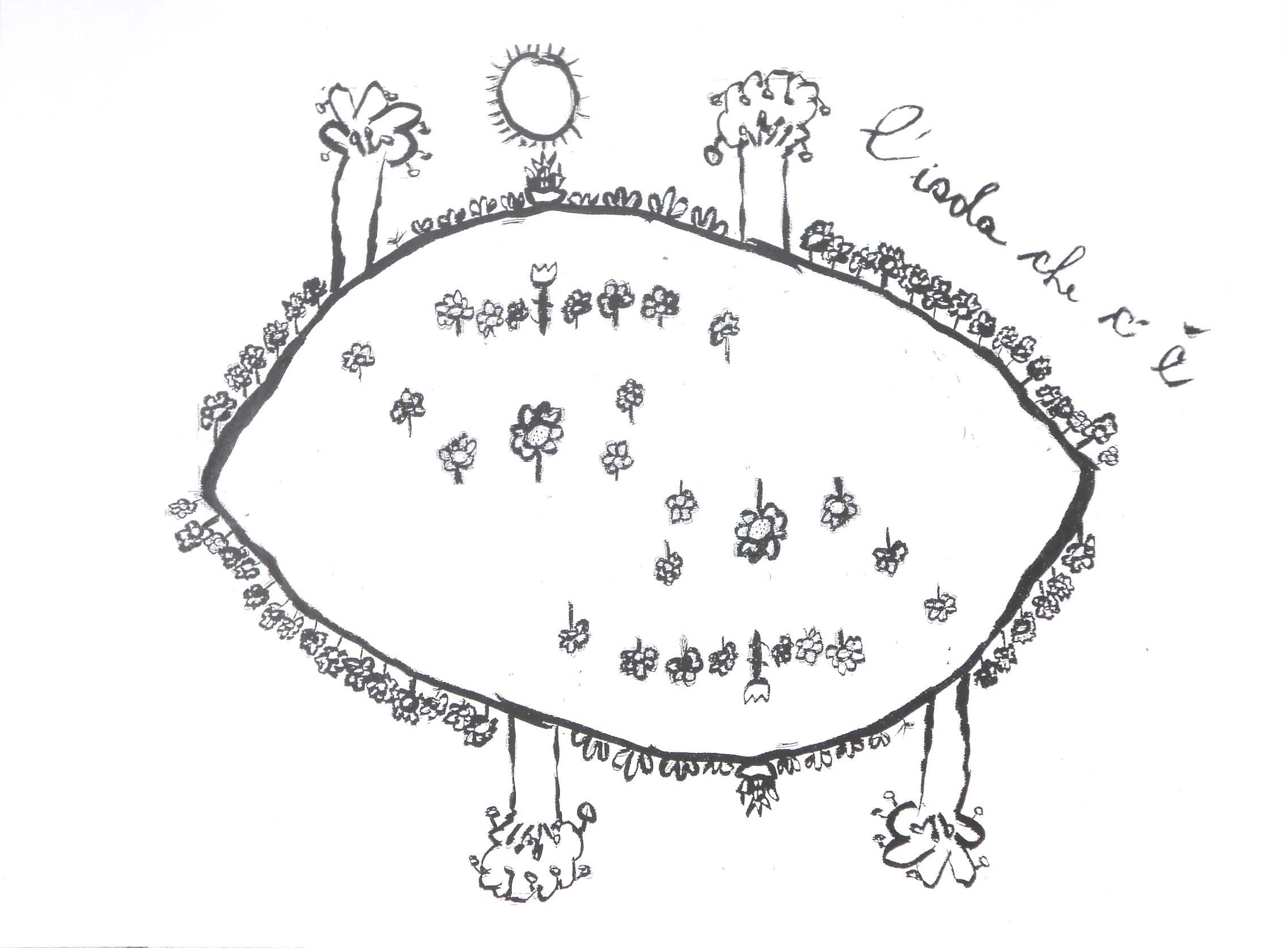 Mostra partecipanti al concorso grafico "L'isola che c'è"